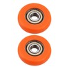 OTOTEC 2PCS Rowing Machine Seat Wheel Outer Diameter 36mm Width