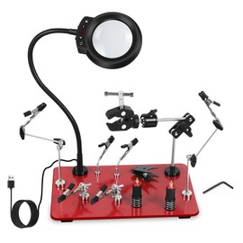 NEWACALOX Helping Hands Soldering, Magnetic Third Helper hand Station