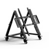 Duiliuu Low Height Mobile TV Stand, Low TV Stand with