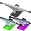 OMG! Skateboard Skateboard Truck for Kids 4.5 Green Hollow Axle