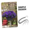 BESPORTBLE 3Pcs Hanging Chains for Flowerpots Bird Feeders Durable Metal