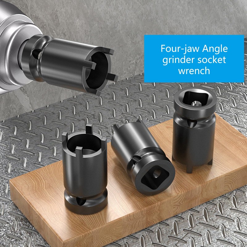 Efficient Power Tool Accessory Angles Grinder Wrench with Secure 4
