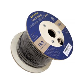 Lightkiwi 18/2 Low Voltage Landscape Wire - 250 Feet - Weatherproof Outdoor Underground Direct Burial Stranded Cable for Spotlight, Pathway Lighting and More - ETL Listed