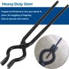 V Bolt Tongs Set Blacksmith Forge Tong Set Knife Making