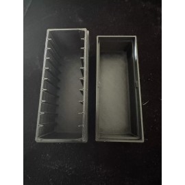 Storage Solutions 3DP Black Storage Box Holds 10x 5oz APMEX Silver Bars NOT IN CAPSULES