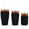 3PCS Reusable Insulated Sleeve for Iced Coffee Cup