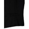 Arbe AS8063-10 Men's Black Collarless Formal Cafe Bar with Vest