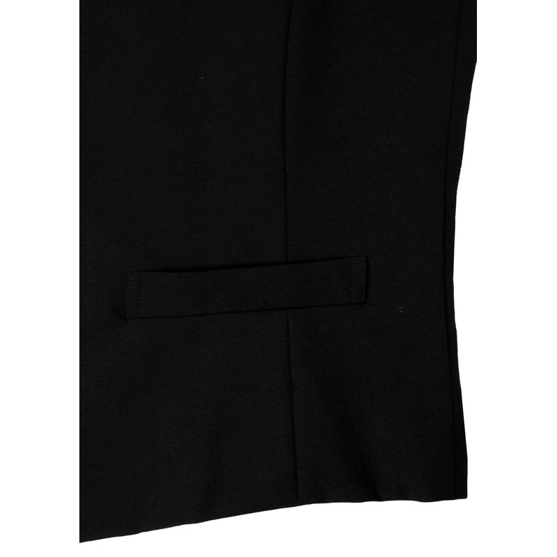 Arbe AS8063-10 Men's Black Collarless Formal Cafe Bar with Vest