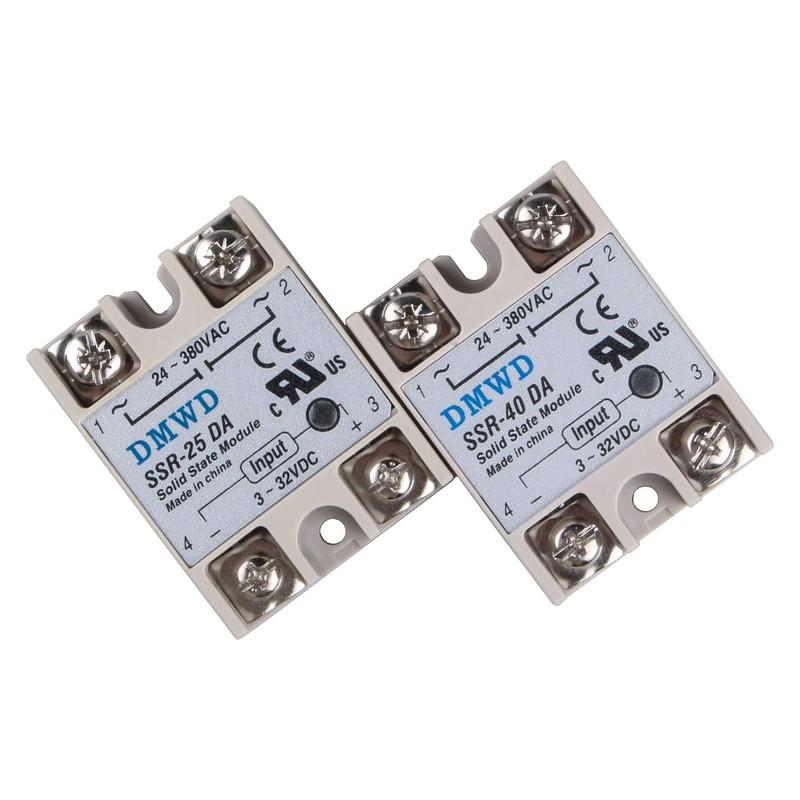 SSR-40DA Solid State Relay DC to AC (Input 3-32V DC