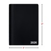 Staples 2026 Year 5" x 8" Daily Appointment Book, Black