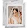 White 8x10 Picture Frames Set of 2 Display Pictures 6x8