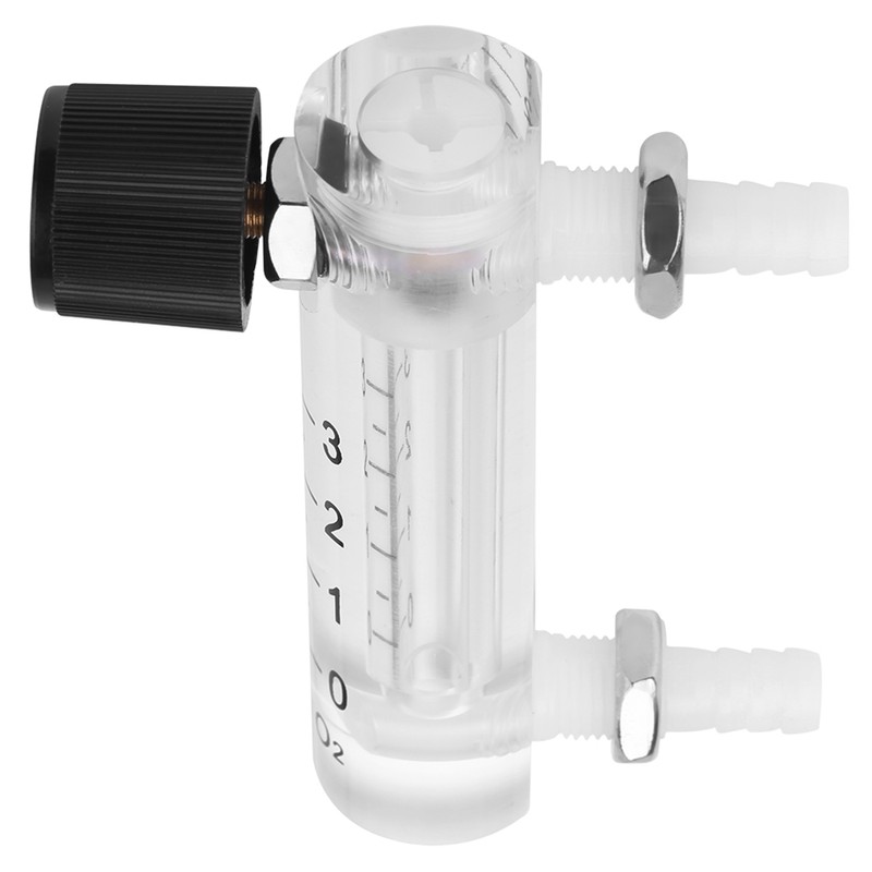LZQ-2 Flowmeter 0-3LPM Flow Meter with Control Valve for Oxygen/Air/Gas
