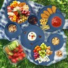 Wrova 40Pack plates and bowls sets for kids - Unbreakable