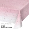 Creative Converting Rosé All Day Plastic Tablecloth, 54" x 102",