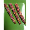 Chocolate Covered Pretzel Rods Rainbow Sprinkles Theme 16 Pieces