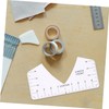 SHINEOFI 8Pcs Shirt Ruler Guide Precise Neck Measurement for DIY