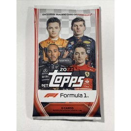2022 Topps Flagship Formula 1 F1 Racing 1 Factory Sealed Retail Pack 6 Card Pack