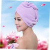 Angoily 3piezas Toallas De Microfibra Rápida para Secado De Cabello