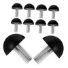 LALAFINA 10Pcs Adjustable Table Leg Leveling Feet Screw Furniture Levelers