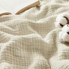 BEDSURE Muslin Blanket - 100% Cotton Blanket, Summer Blanket, Throw