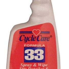 Cycle Care Formulas Formula 33 Spray and Wipe, Dry Detailer and Bug Remover - 22oz. 33022