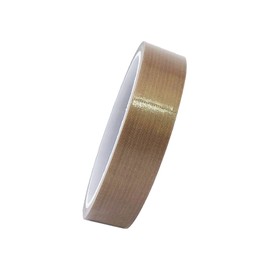 DETHUA Lpdphanxfkx Flon High Temperature Tape, Sealing Machine Wear-Resistant Heat Insulation Tape Anti-Stick Insulation Teflon High Temperature Cloth 0.18mm (19mm-10M)