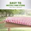 UMINEUX Picnic Table Cover with Bench Covers Fitted Table Clothes