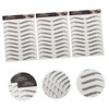 BIUDECO Elegant 3d Eyebrow Stickers Hair-like False Brows Temporary No