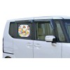 ナポレックス 車用 サンシェード ぱっシェード (ディズニー ツムツム) 2枚入 吸盤4個付 折りたためてコンパクト 簡単取付け