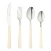 Grunwerg 16BX4312WH 16 Piece Cutlery Set, Stainless Steel, White