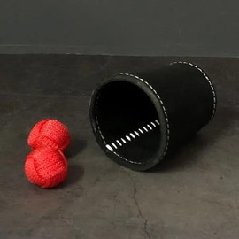 MOMOMAGE - Taza de piel para picar trucos de magia para escenario de cerca, taza mágica apareciendo mentalismo mágico para magos