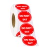 DO NOT EAT Warning Labels Stickers,1.5 Inch Caution Sign Decals,Child Safety Warning Label,500 Pcs Per Roll