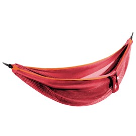 Vivere Double Polyester Mesh Hammock 400 lb Capacity, Punch and Peach