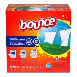 Bounce Suavizante Telas P/secadora 320hojas