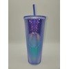 Starbucks Studded Blue Ombre 24oz Plastic Cold Cup 2021