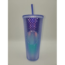 Starbucks Studded Blue Ombre 24oz Plastic Cold Cup 2021