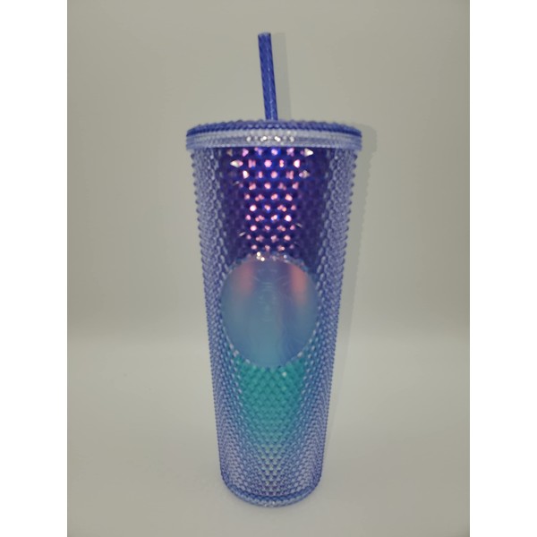 Starbucks Studded Blue Ombre 24oz Plastic Cold Cup 2021