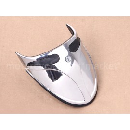 Unbranded Chrome Fender Extension Mud Flap Narrow for Harley Sportster Dyna Softail FXST