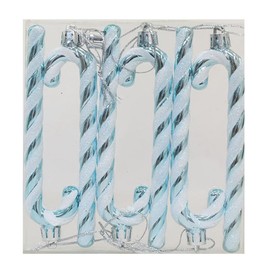 SHTGOI Pack of 6 Candy Canes Hanging 14 cm Christmas Candy Cane Decorative Ornament Plastic Christmas Tree Decoration Pendant Christmas Tree Decoration Pendant for Home Decoration Christmas Decoration
