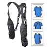 USH-300D Double Radio Shoulder Holster Chest Harness with an Adjustable