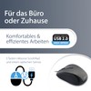 MediaRange kabelgebundene 3-Tasten Maus, mit optischem Sensor, schwarz/grau