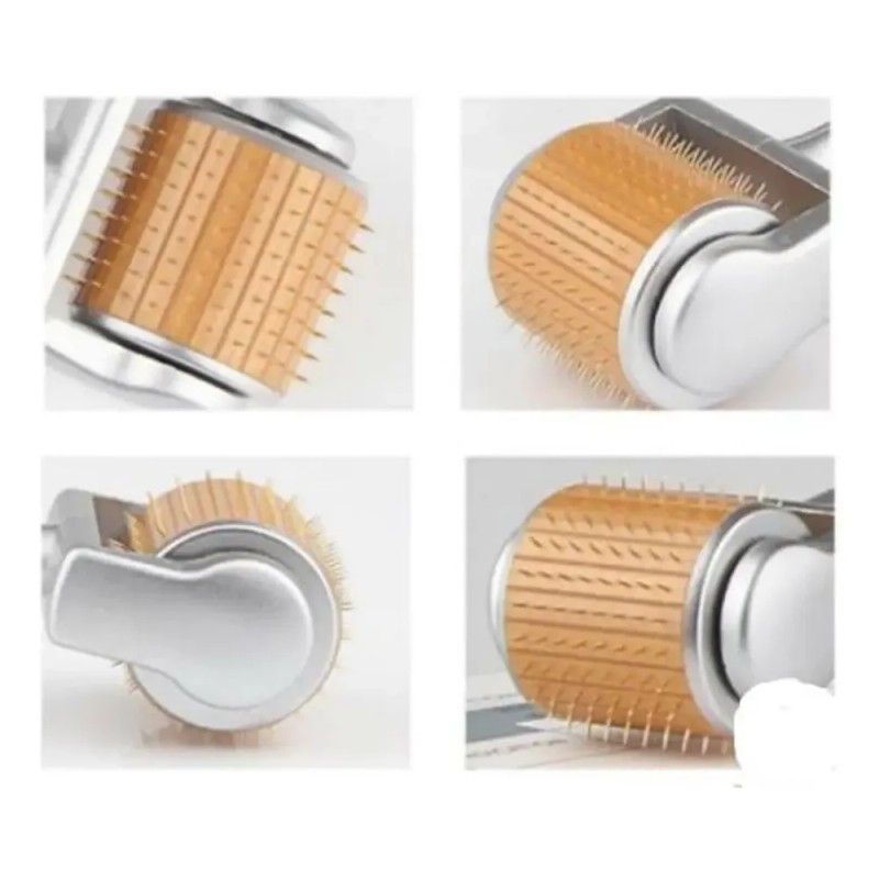 Dermaroller ZGTS 1.5 mm Microagujas Titanio para Arrugas Cicatrices Celulitis