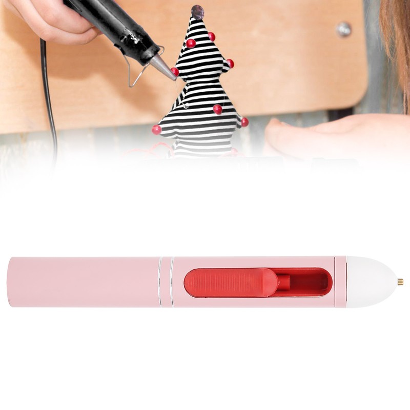 Mini Glue Gun Hot Melt Colorful Pen‑Shaped Cordless 2200mAh USB
