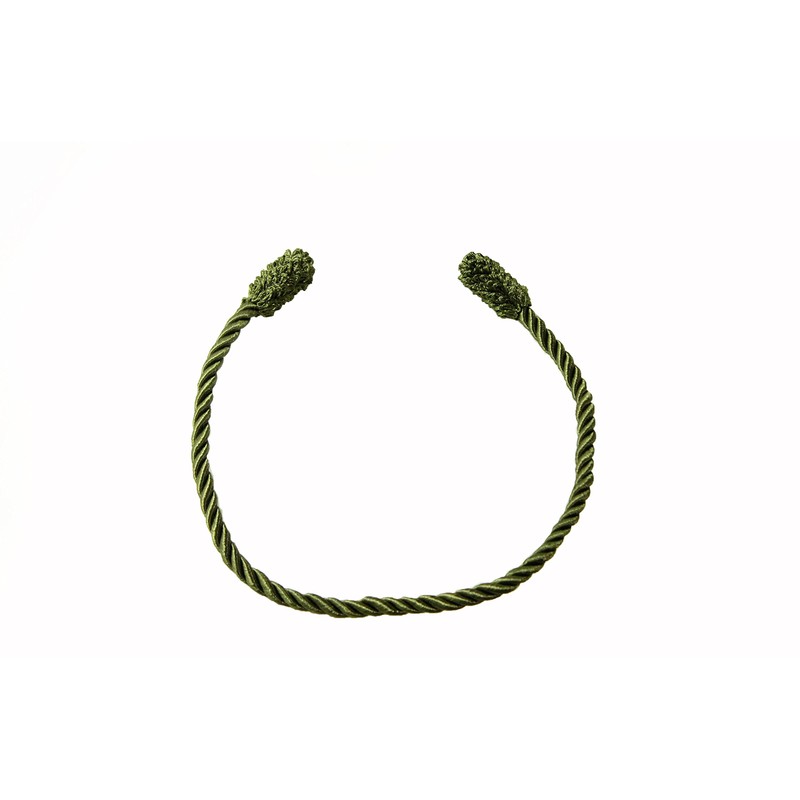 Haute Decor Decorative Twist Ties, 6 Pack, 16 inches (Olive