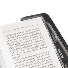 Carson PageGlow Rechargeable LED Reading Light (PG-10R) 7.25x5.4X.88