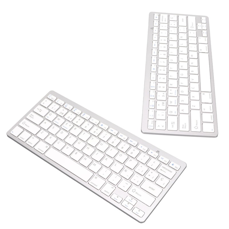 Wireless Keyboard Ultra Lightweight Ergonomic Compact Keyboard for IOS, for