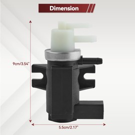Bohaner Turbo Solenoid Pressure Valve Turbo Solenoid Valve Turbo Boost Control Solenoid Valve 1J0906627B 1J0906627C 1K0906627A for Au.di A3 8P A4 B5 B6 B7 8D 8E TT 8J Transporter T5