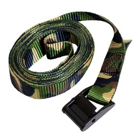 Bigman Cargo Tightening Belt, Fastening Belt, Fixed Band, Safe Load 176.4 lbs (80 kg), Maximum Load 617.6 lbs (280 kg), Camouflage (Belt Length 1.6 ft (4 m) x Width 1.0 inches (25 mm)