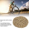Mountain Bike Chain 10 Speed High Carbon Steel Gold Hollow