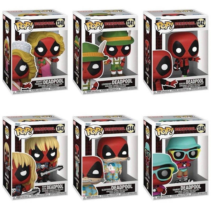 Deadpool Parody Funko Pop! Complete Set (6)
